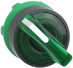 Przełącznik 2 pozycyjny zielony w lewo LED plastikowy typowa